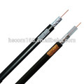 Precio de fábrica RG59 BU Negro 75 Ohm Coax Cable con conductor de cobre desnudo y CCS